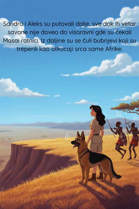 Animacija, Afrika, Masai pleme, Sandra i Aleks